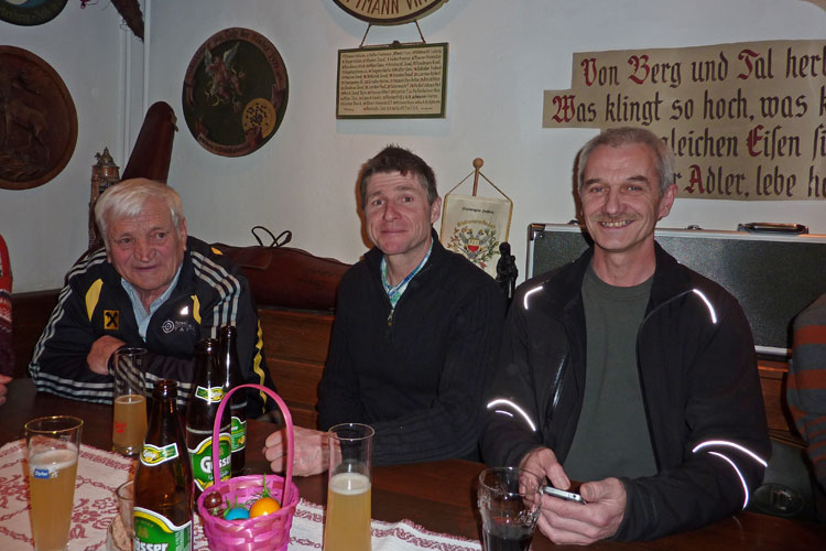 Hermann Kirschner, Andreas Eiter und Rainer Kurz