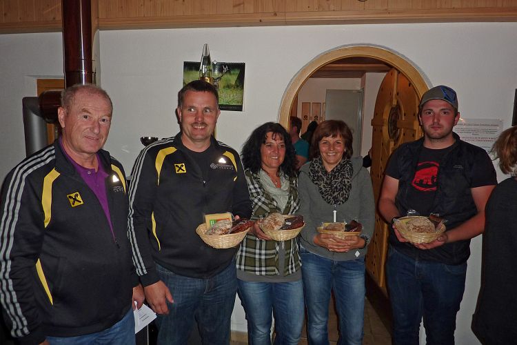 2014 Dorfmeisterschaft KK 3 Mannschaft Rang 2