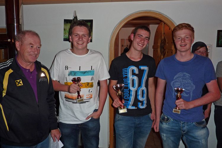 2014 Dorfmeisterschaft KK 6 Siegerbild Jungschützen männlich