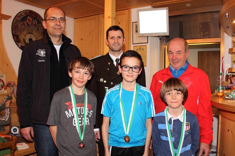 2016 Bezirksmeisterschaft LG 6 Siegerbild Jugend 1 männlich