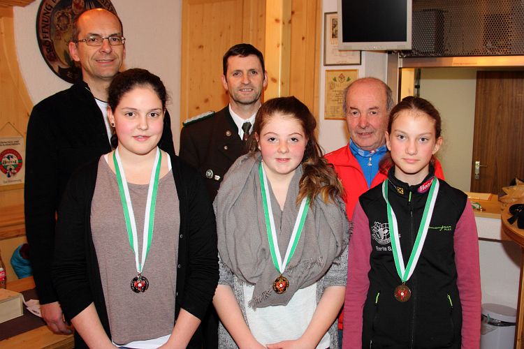 2016 Bezirksmeisterschaft LG 7 Siegerbild Jugend 2 weiblich