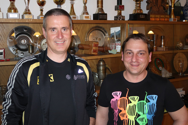 2017 Blitzturnier 3 Wolfgang Tiefenbrunner und Edwin Köll