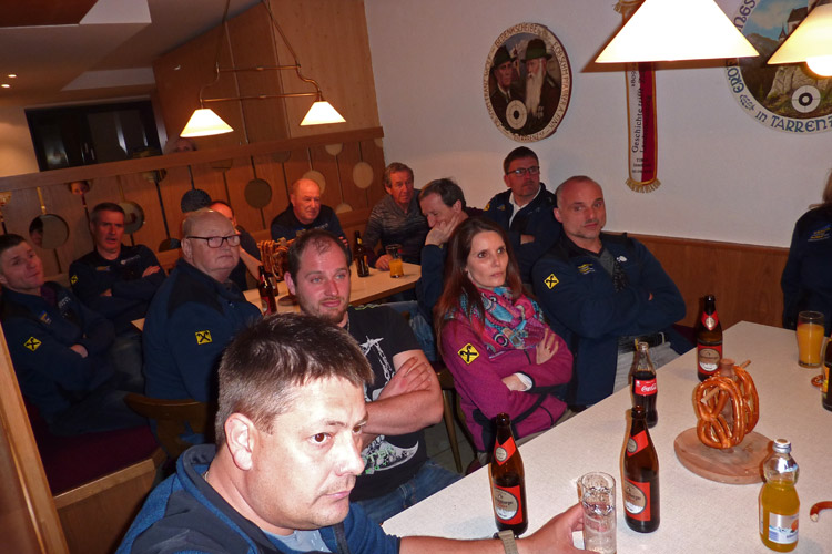 Einige anwensende Mitglieder