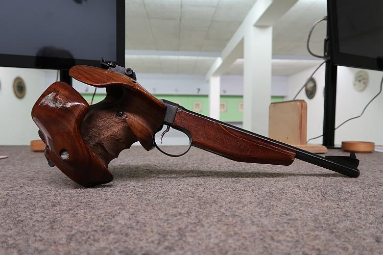 Die Freie Pistole in Großaufnahme