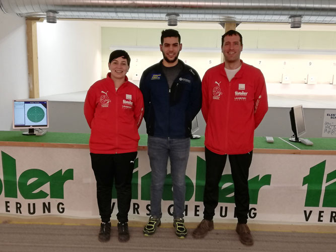 Unsere 3 Pistolenschützen in Innsbruck